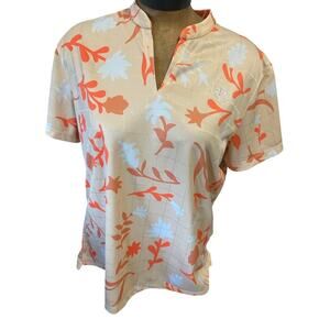 Nike DriFit Womens XL Colorful Briarwood Golf Club Blouse